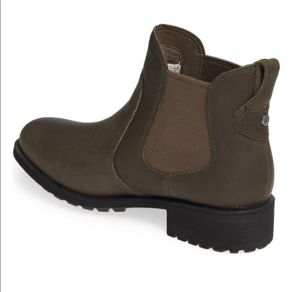 UGG WATERPROOF WOMENS BROWN SLATE BONHAM III CHELSEA ANKLE BOOTS SIZES 10/11 - Picture 4 of 9
